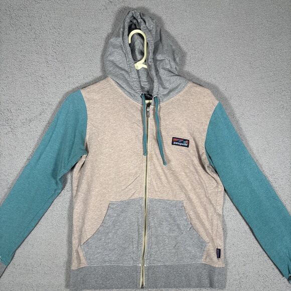 Patagonia Board Short Full Zip Light Weight Hoodie Women’s Size S Organic Cotton - Picture 2 of 16